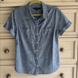 Tommy Hilfiger Short Sleeve Button Down Casual Shirt